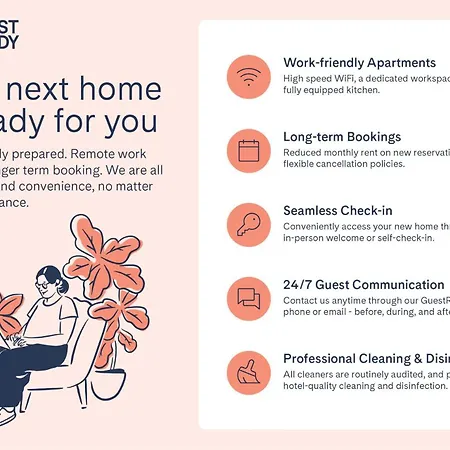Apartmán Guestready - Downtown Blue